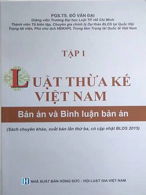 Sách Luật Thừa Kế Việt Nam Bản Án và Bình Luận Bản Án