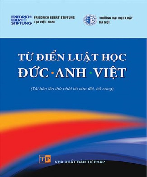 Từ điển Luật học Đức - Anh - Việt